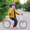 Metal 12 Inch Balance Bike with Adjustable Seat and Rotatable Handlebar